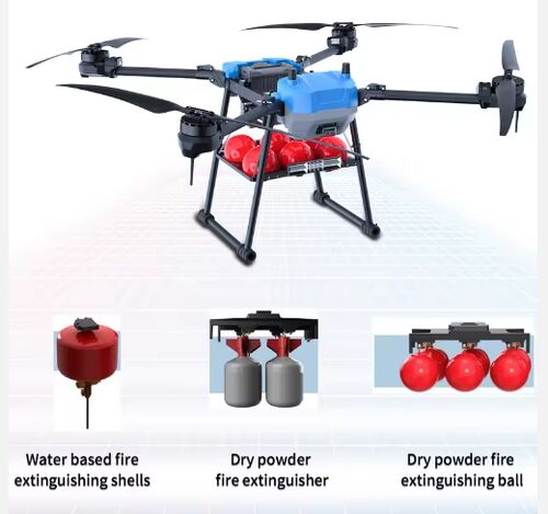 последние новости компании о MYUAV привязная огнетушащая бомба: подходит для лесов/высотных зданий/различных сценариев, устраняет недостатки традиционного пожаротушения