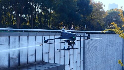 последние новости компании о Прорыв: Дрон MYUAV M400X совершает революцию в автономной высотной очистке