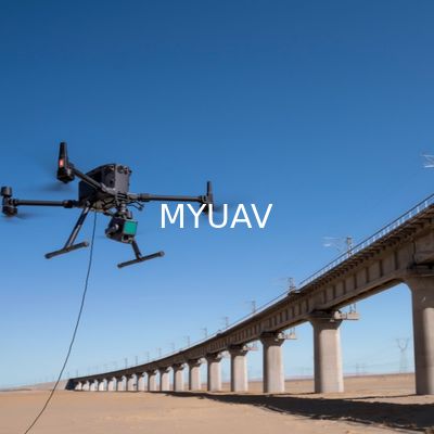 MYUAV Мостовая инспекция Дронная привязанная система ИИ Легко управлять Высокая безопасность
